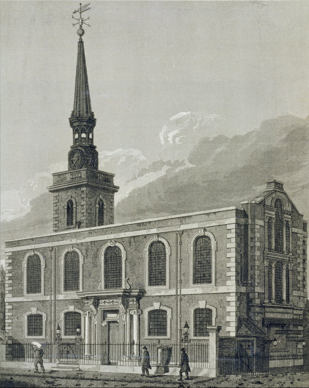 St. James, Westminster, etset av J. Skelton for 