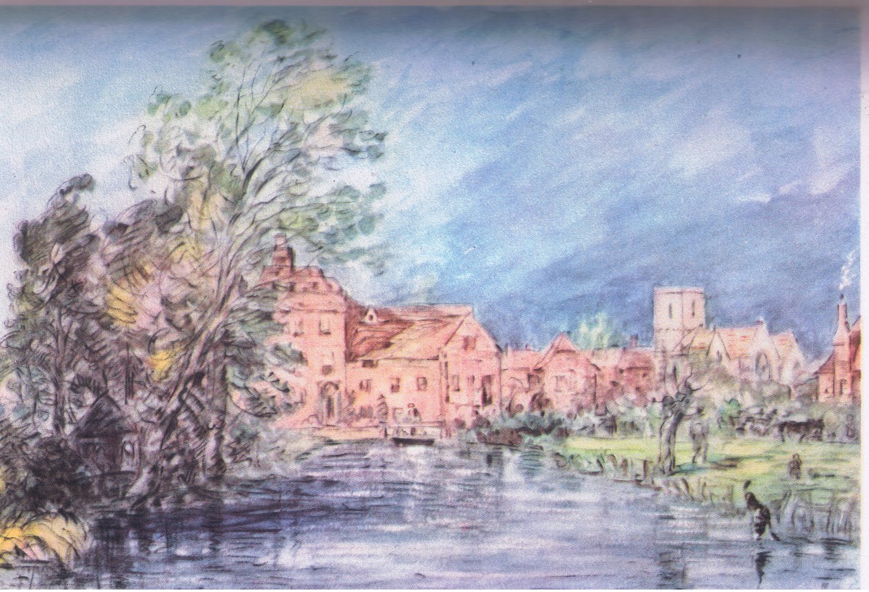 En engelsk landsby 1821 av John Constable