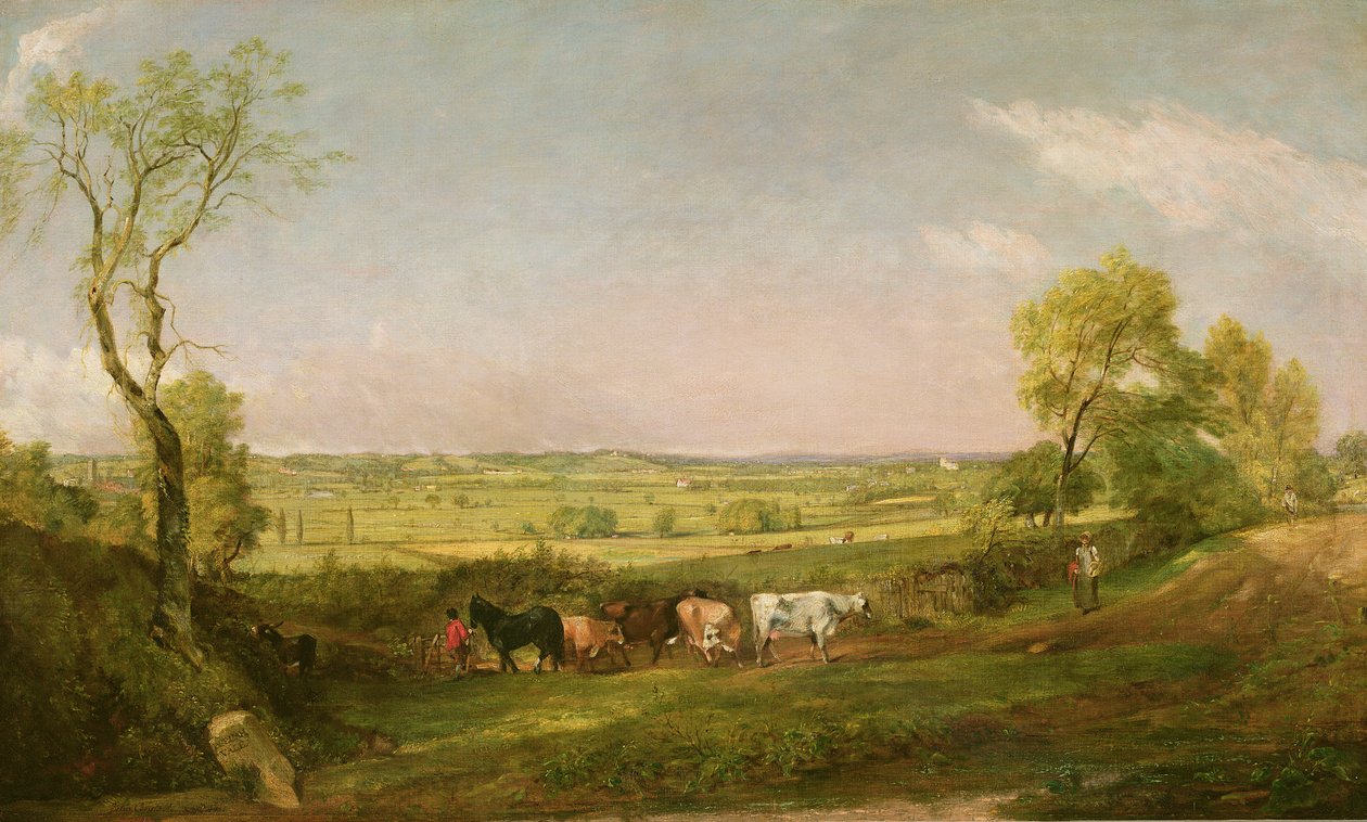 Dedham Vale: Morning, ca. 1811 av John Constable
