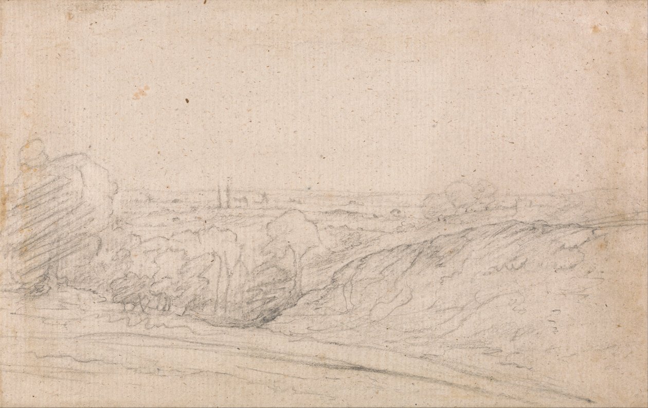 Dedham Vale fra Langham av John Constable