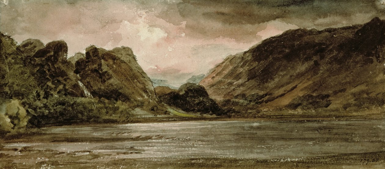 Derwentwater, Cumberland, ca. 1806 av John Constable