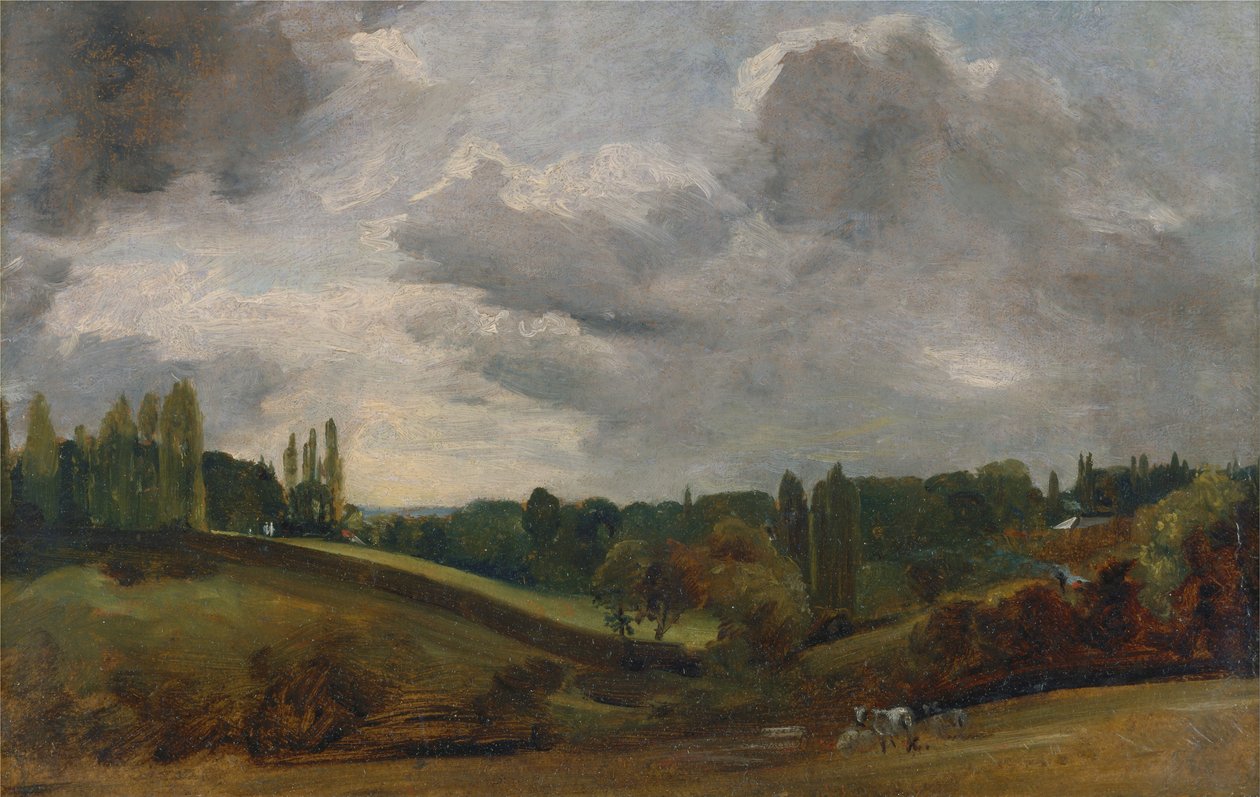 Øst -Bergholt av John Constable