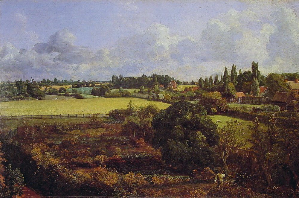 Golding Constables Kjøkkenhage av John Constable