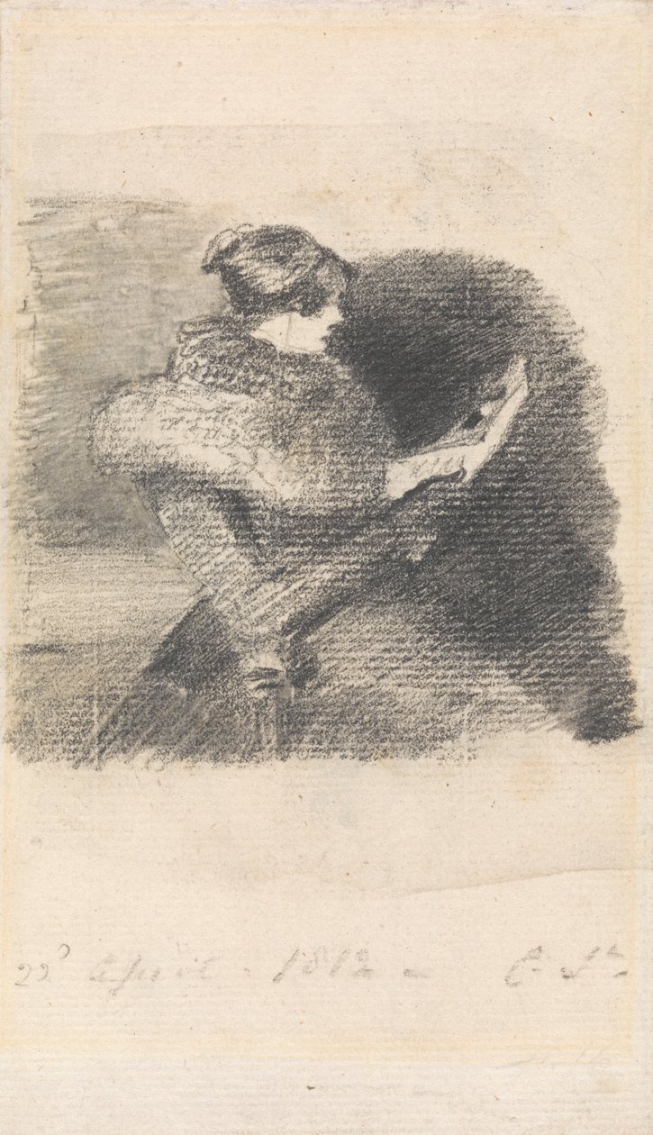 Mary Constable Reading av John Constable