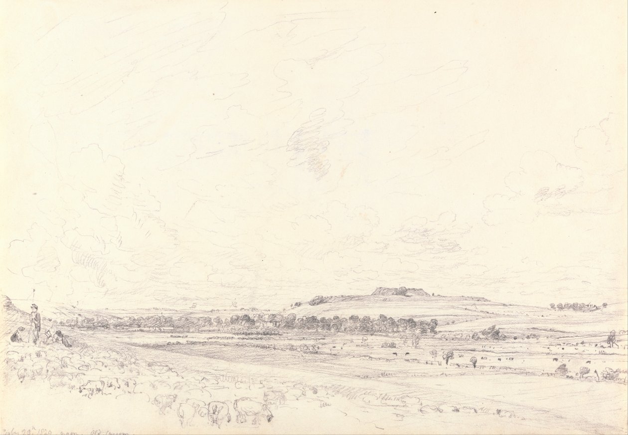 Gamle Sarum ved middagstid av John Constable