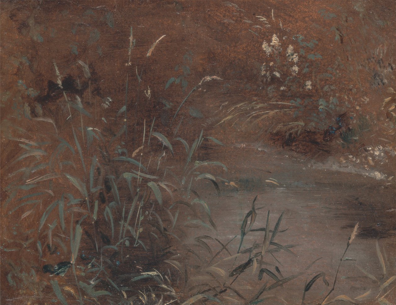 Skynder seg ved et basseng av John Constable