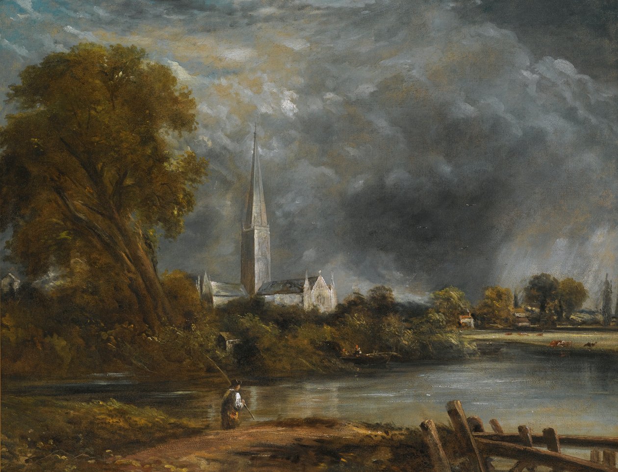 Salisbury katedral fra engene av John Constable