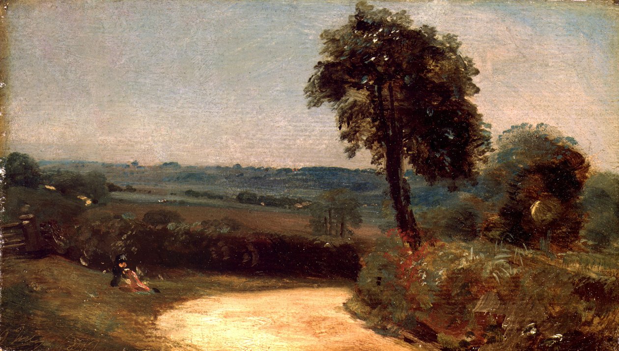 The Lane fra East Bergholt til Flatford av John Constable