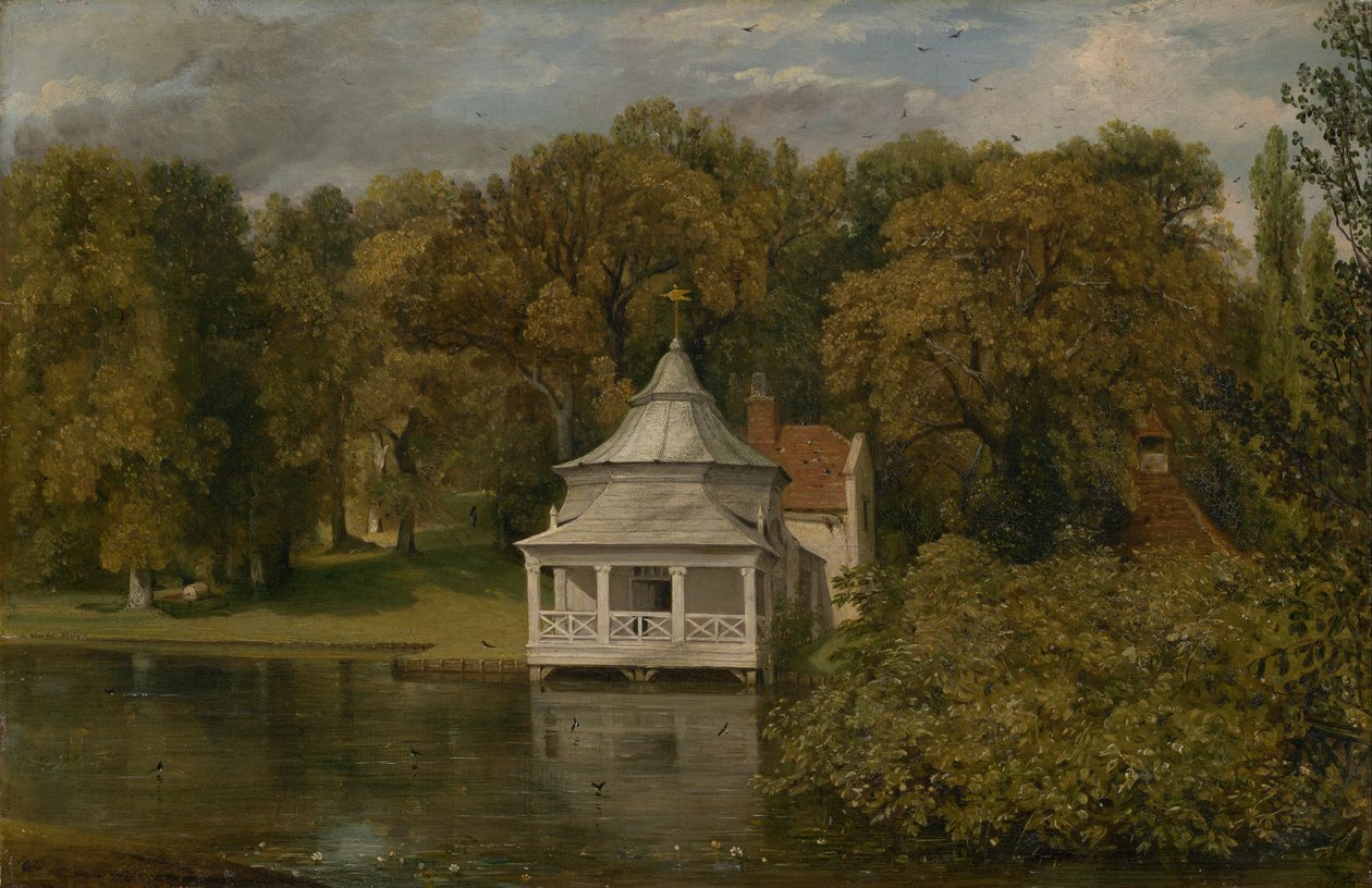 Kvartalene bak Alresford Hall av John Constable