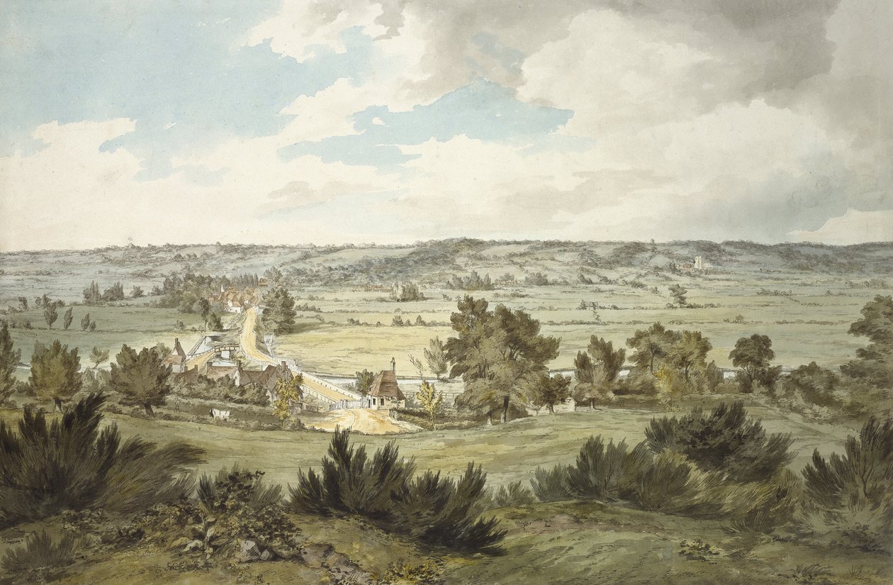 The Valley of the Stour, 1800-tallet av John Constable