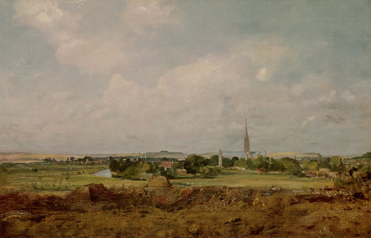 Utsikt over Salisbury av John Constable