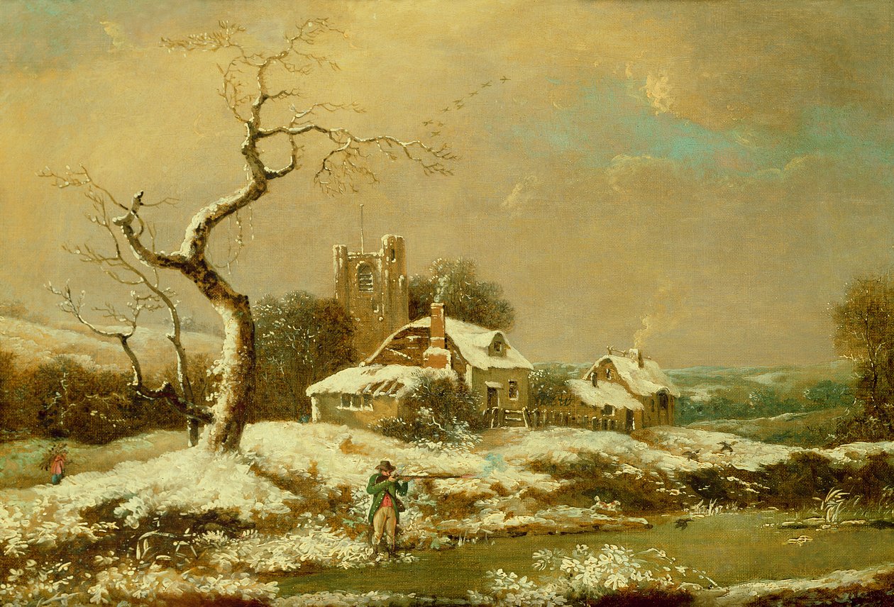 Snødekt landskap av John Cranch
