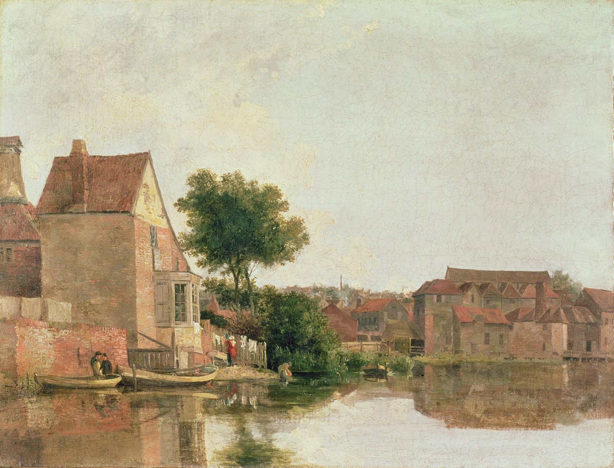 Back of the New Mills, ca. 1814-17 av John Crome