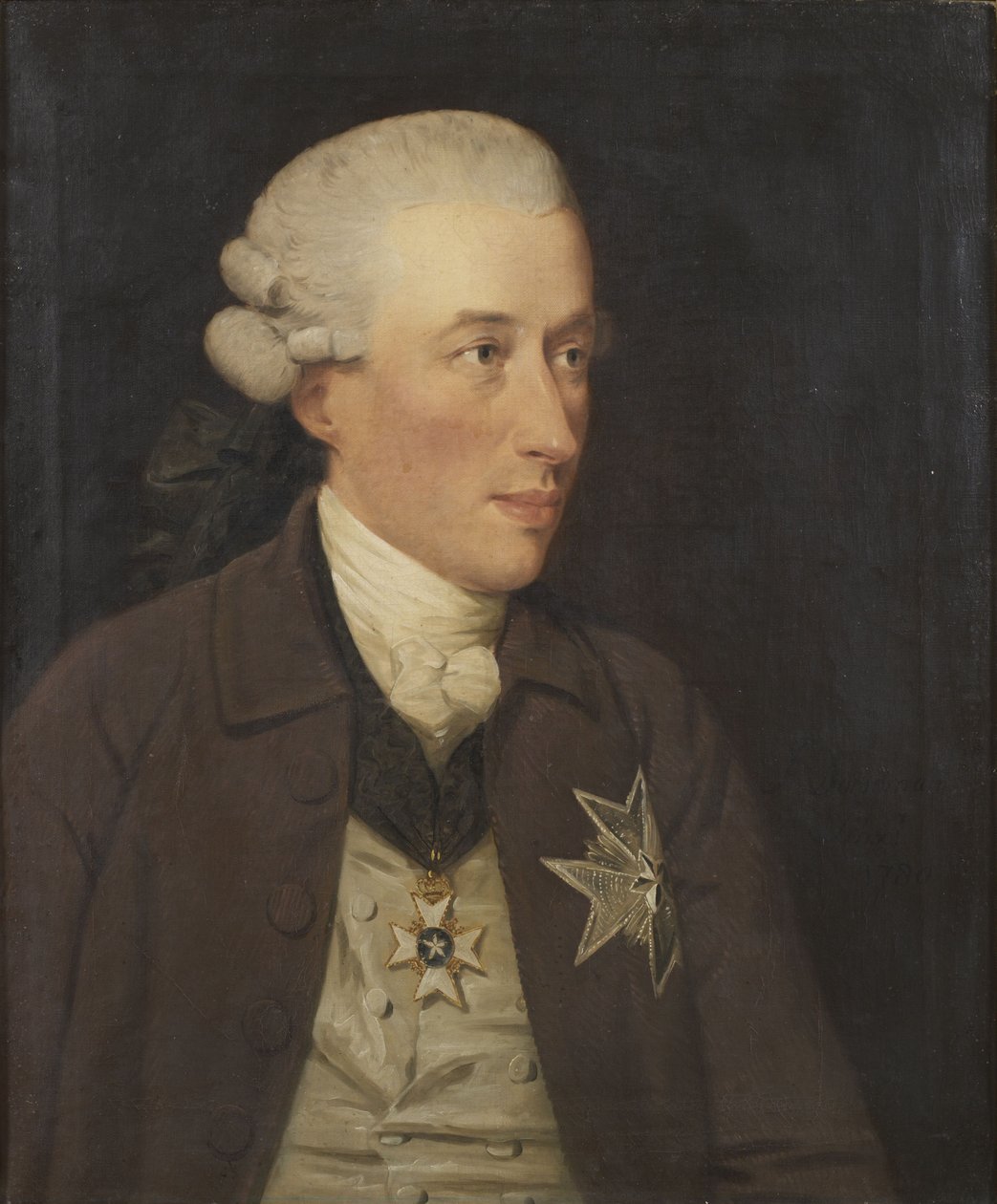 Portrett av baron Gustaf Adam von Nolcken (1733-1813) av John Downman