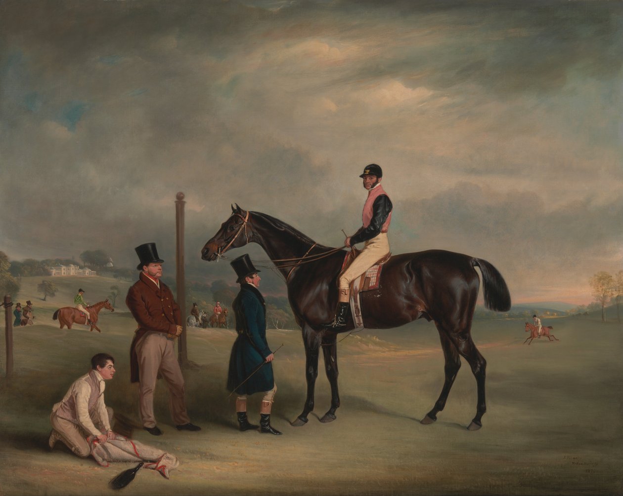 Euxton, med John White Up, på Heaton Park av John E. Ferneley