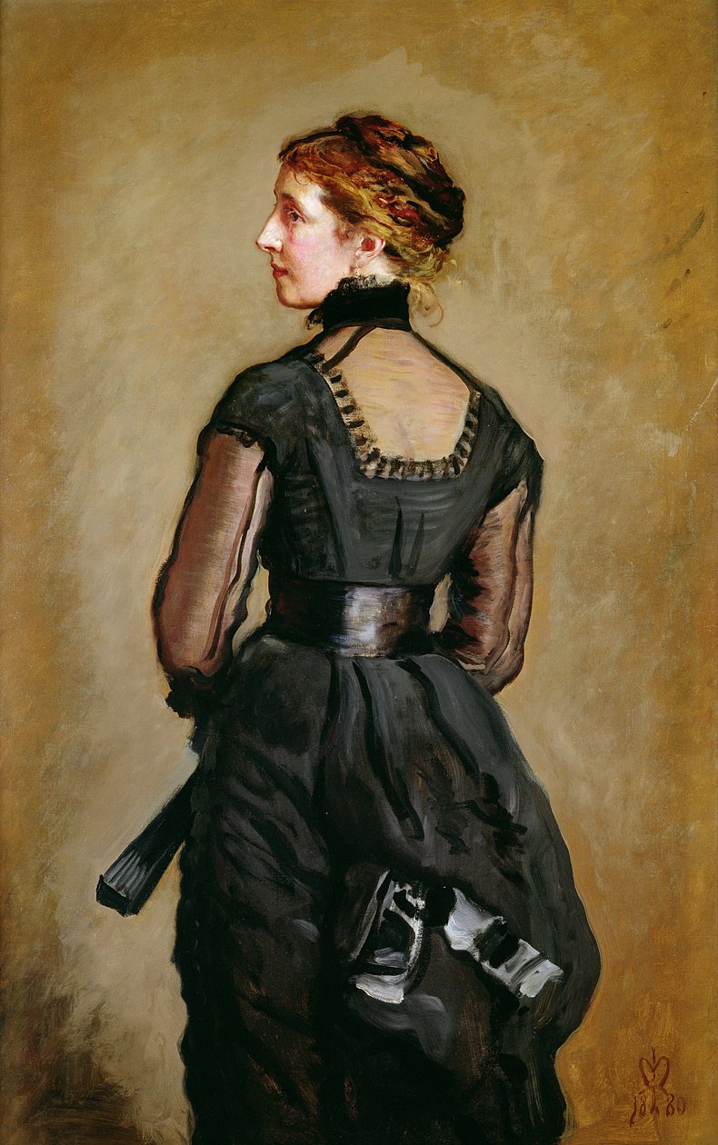 Fru Perugini, Charles Dickens andre datter, 1880 av John Everett Millais