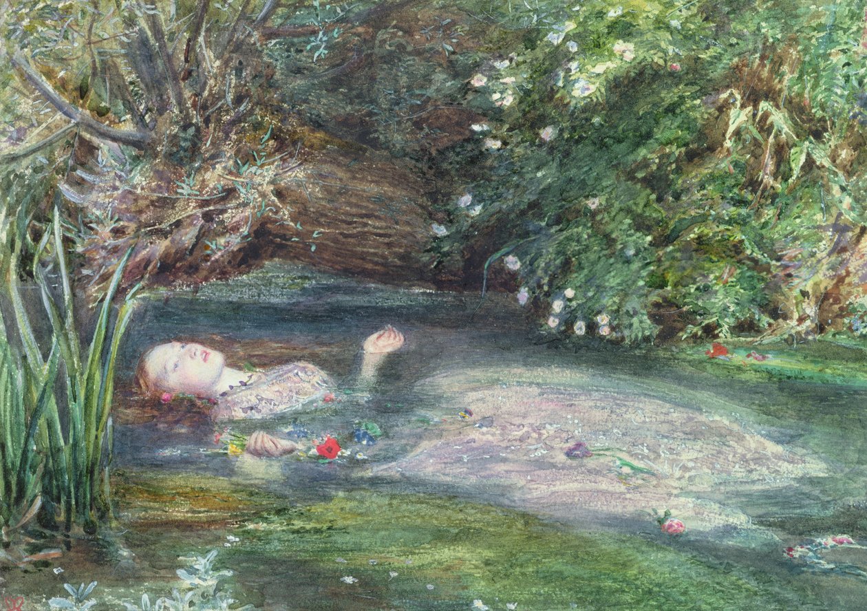 Ophelia av John Everett Millais