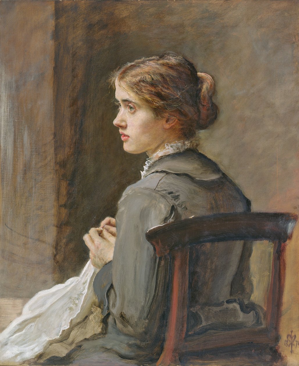 Stitch! Stitch!, 1876 av John Everett Millais