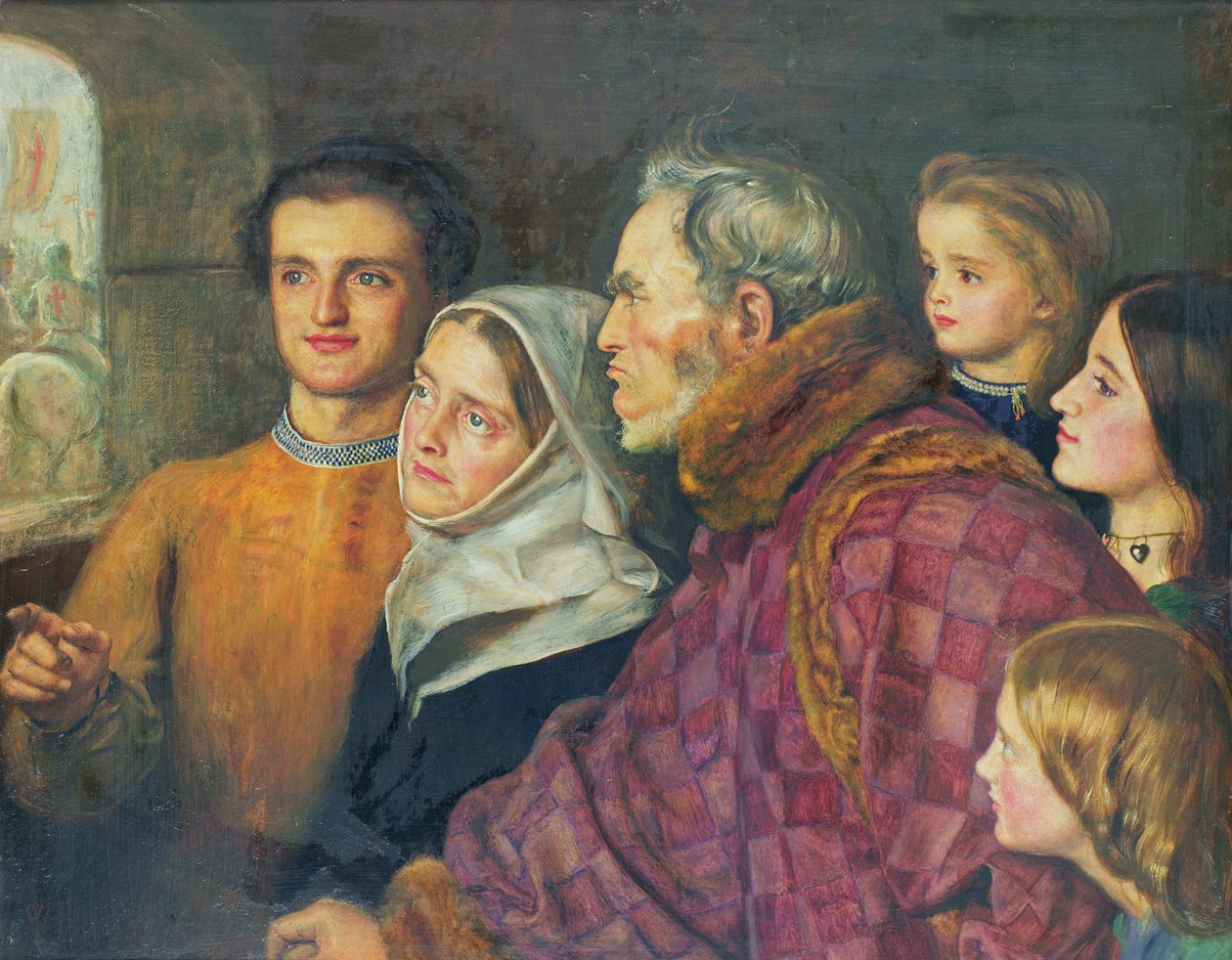 Korsfarernes avgang av John Everett Millais