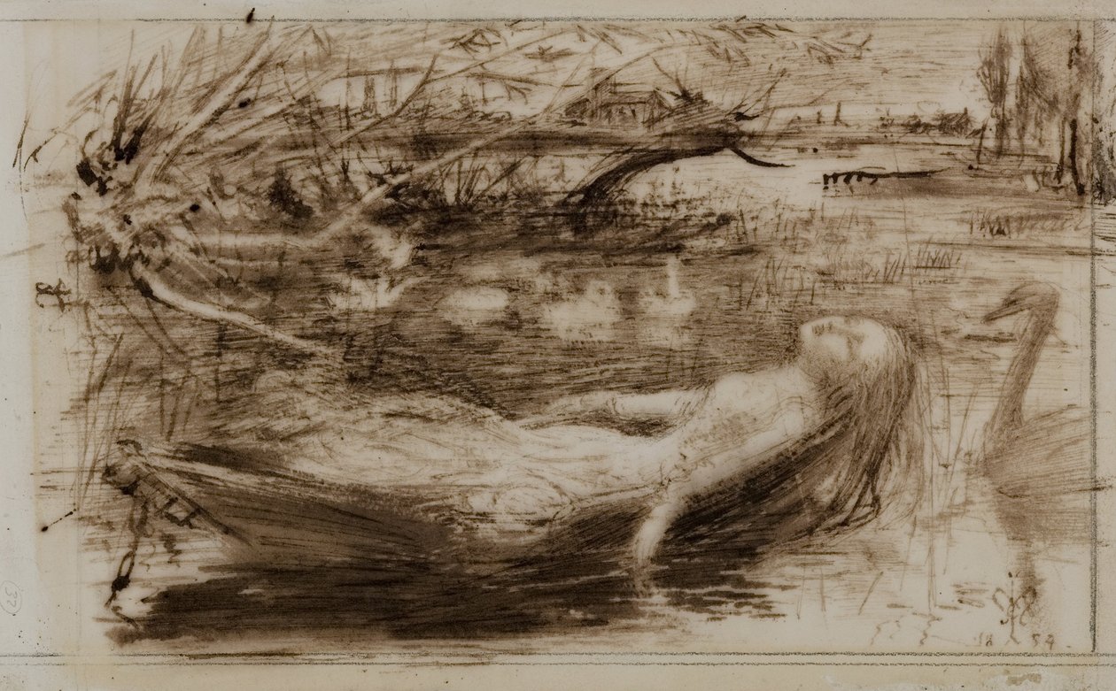 Fruen av Shalott av John Everett Millais