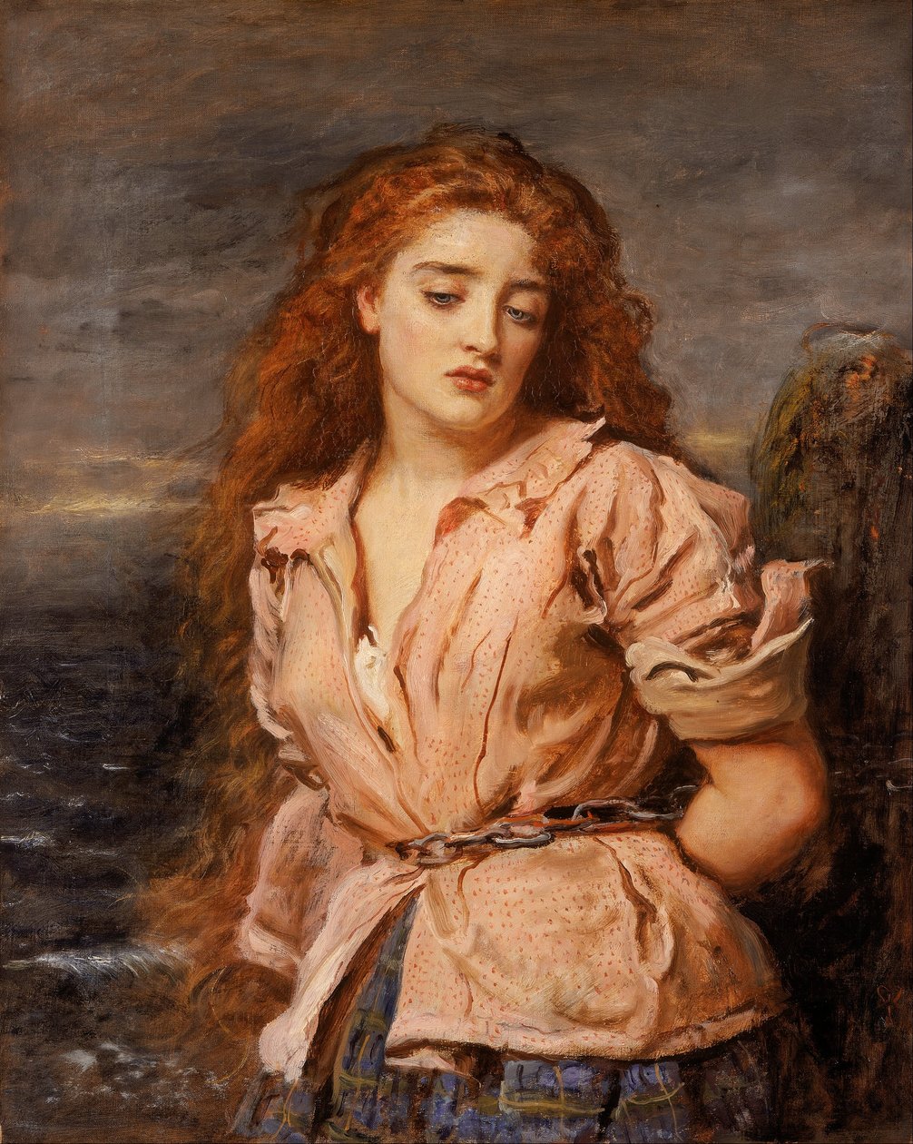 The Martyr of the Solway av John Everett Millais