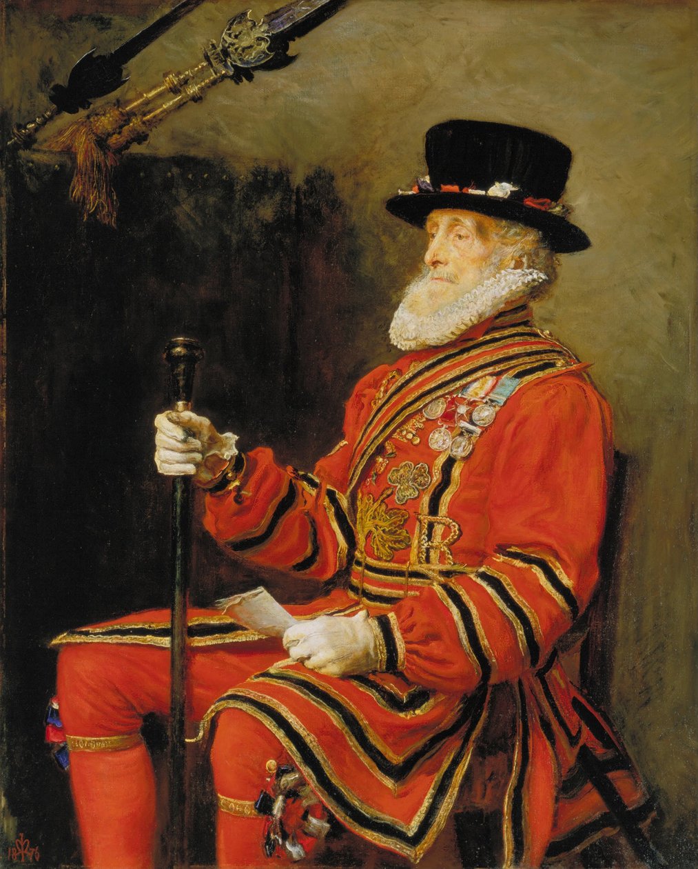 The Yeoman of the Guard av John Everett Millais
