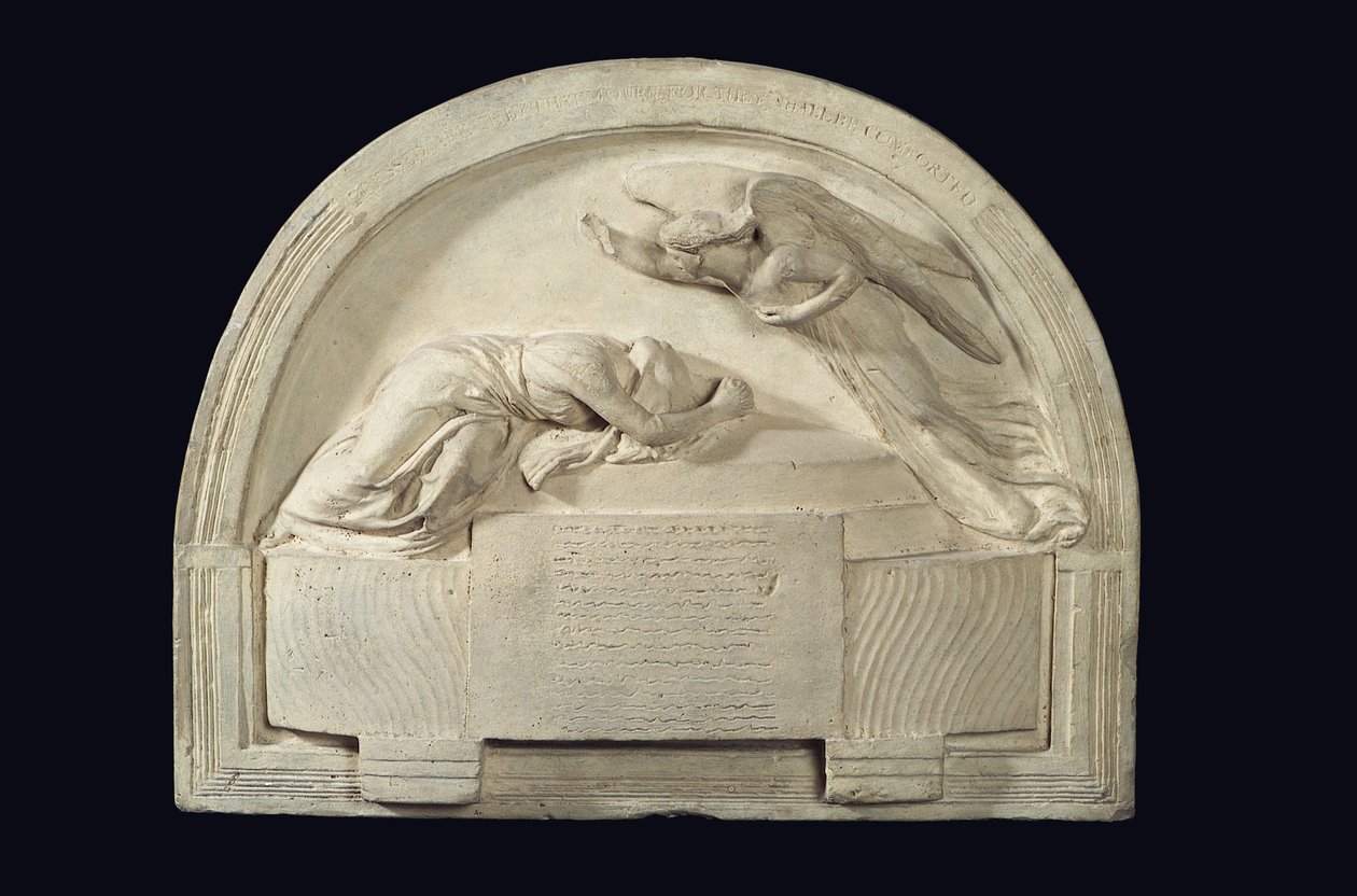 Monument til Mary Blackshaw, 1798–99 (gips) av John Flaxman
