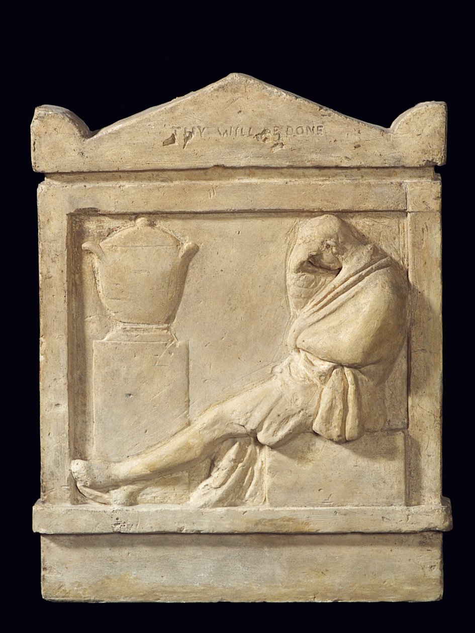 Monument til pastor Thomas Brand, 1815-16 (gips) av John Flaxman