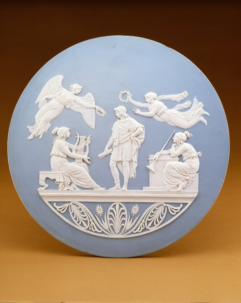 The Apotheosis of Virgil, Wedgwood, ca. 1776 (jasperware) av John Flaxman
