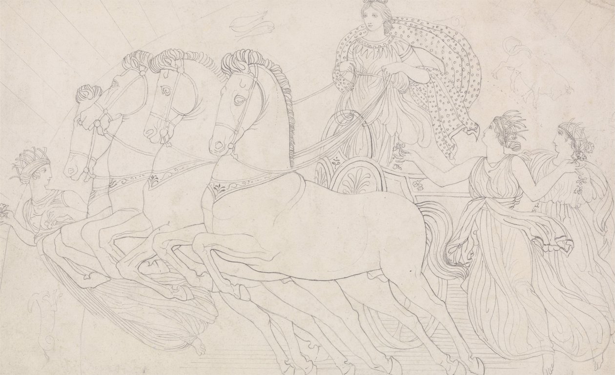 The Morn, All Beauteous to Be, fra Aeschylus, perserne av John Flaxman