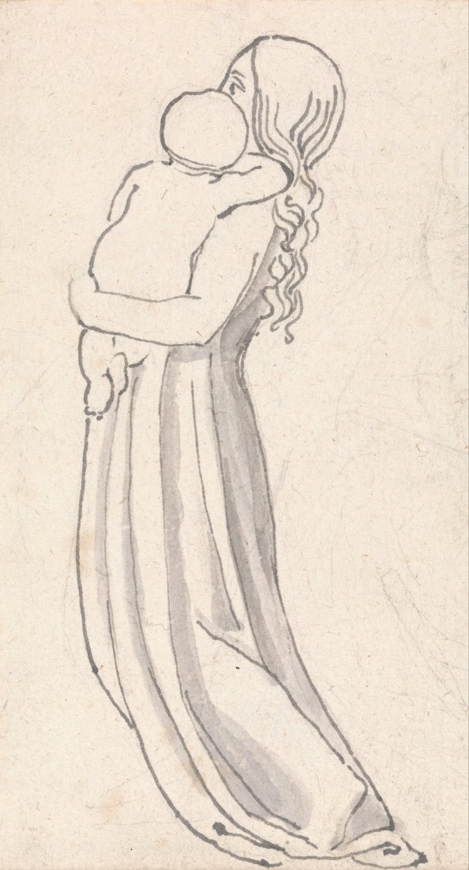 Kvinner som bærer et barn i armene av John Flaxman