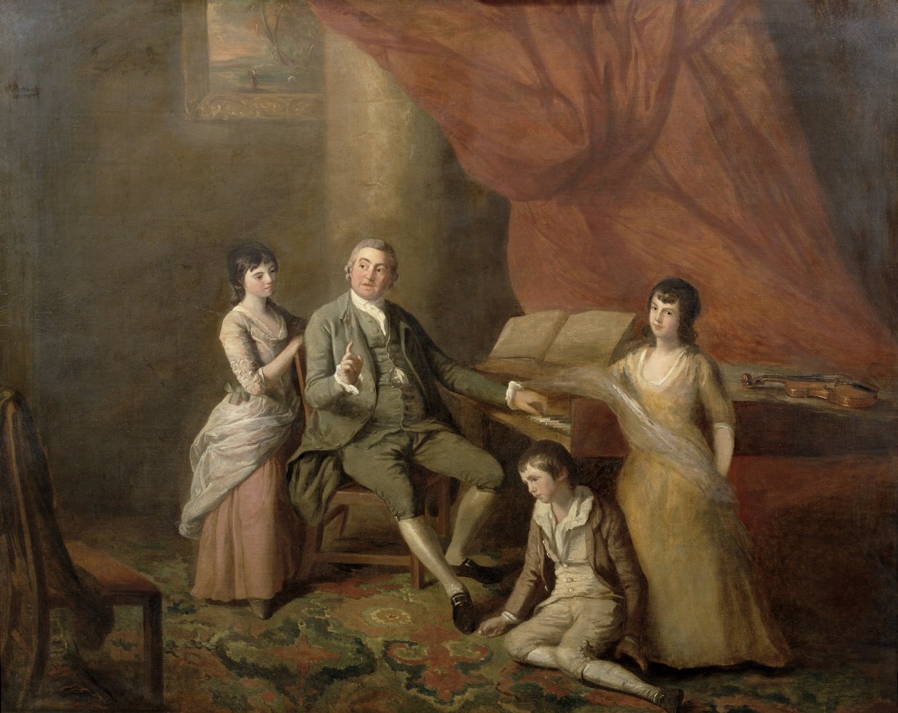 Felice de Giardini (1716–96) av John Francis Rigaud