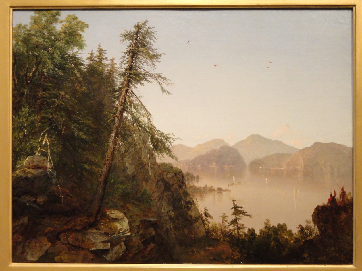 Langs Hudson av John Frederick Kensett
