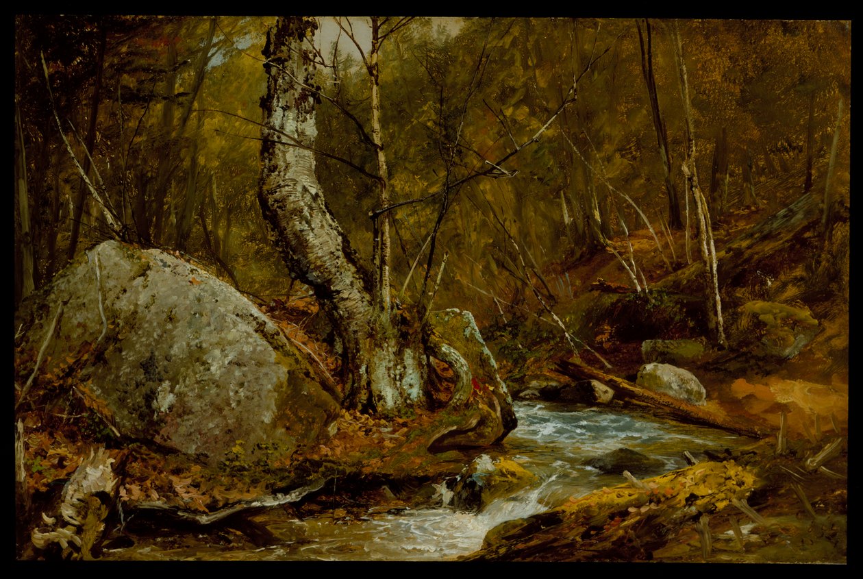 Woodland Interiør, ca. 1850-55 av John Frederick Kensett