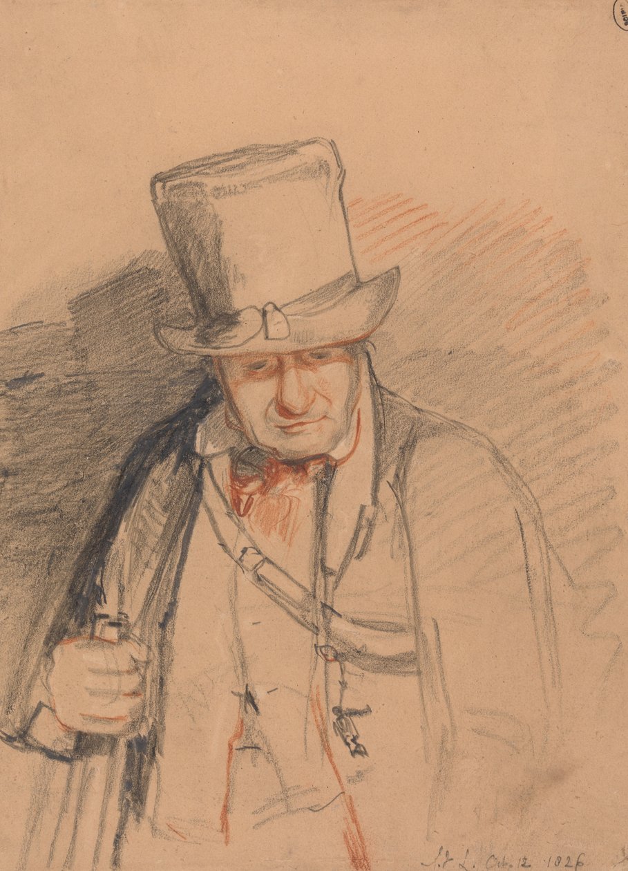 A Head Keeper, Windsor Castle, 1826 av John Frederick Lewis