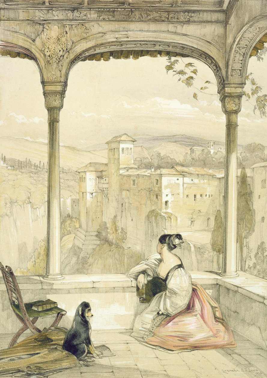 Granada (Alhambra), plate 9 fra 
