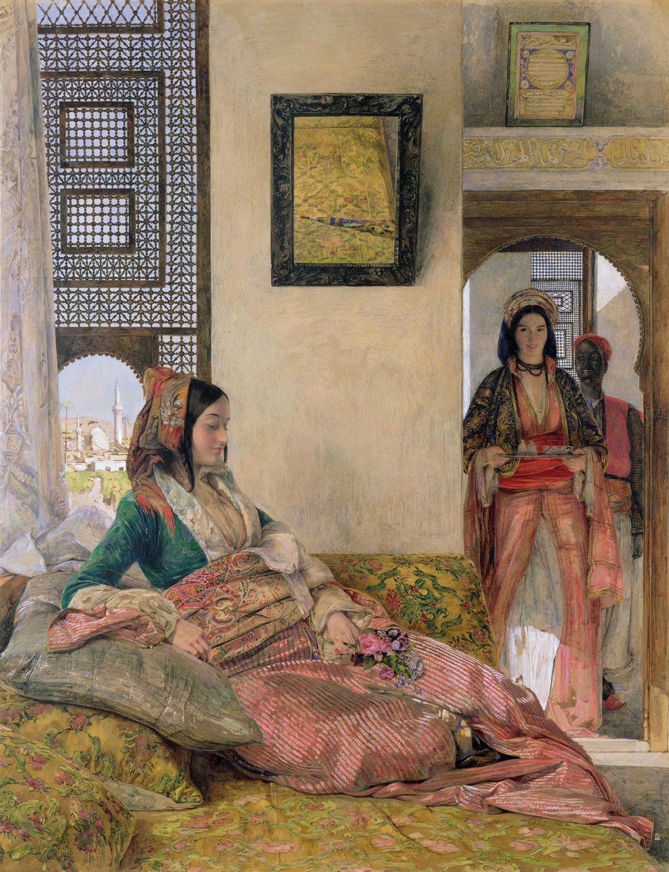 Livet i haremet, Kairo av John Frederick Lewis