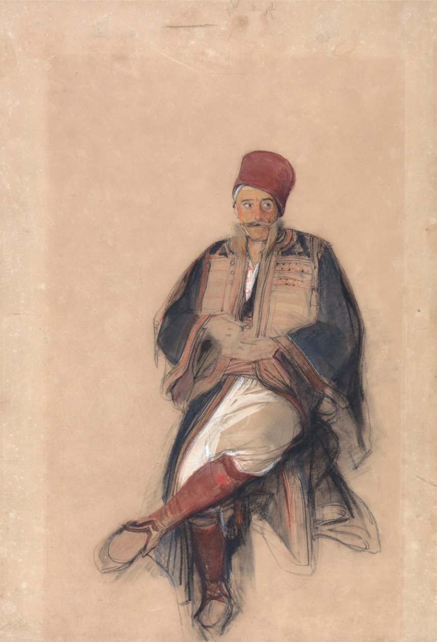 Sittende tyrker av John Frederick Lewis