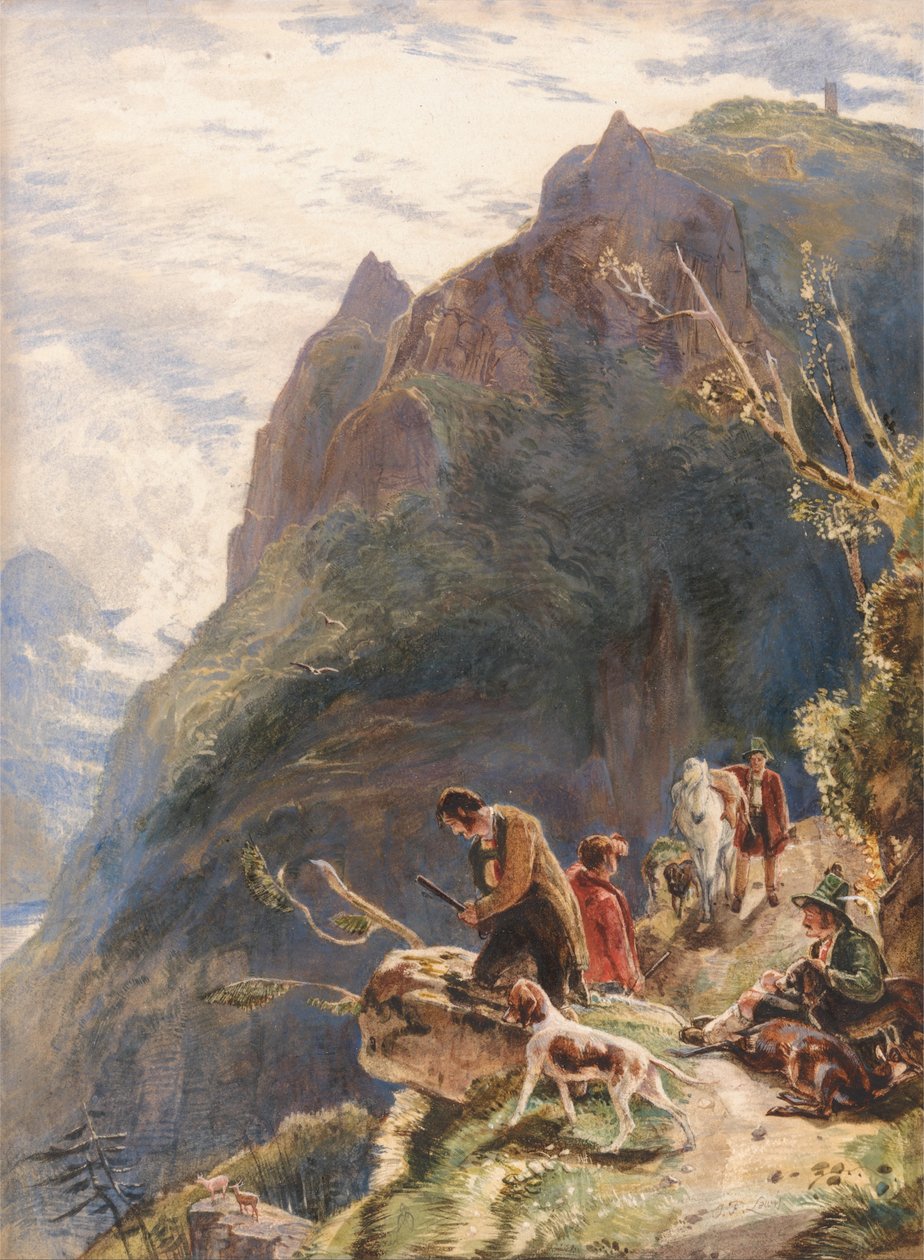Tyrolske jegere av John Frederick Lewis
