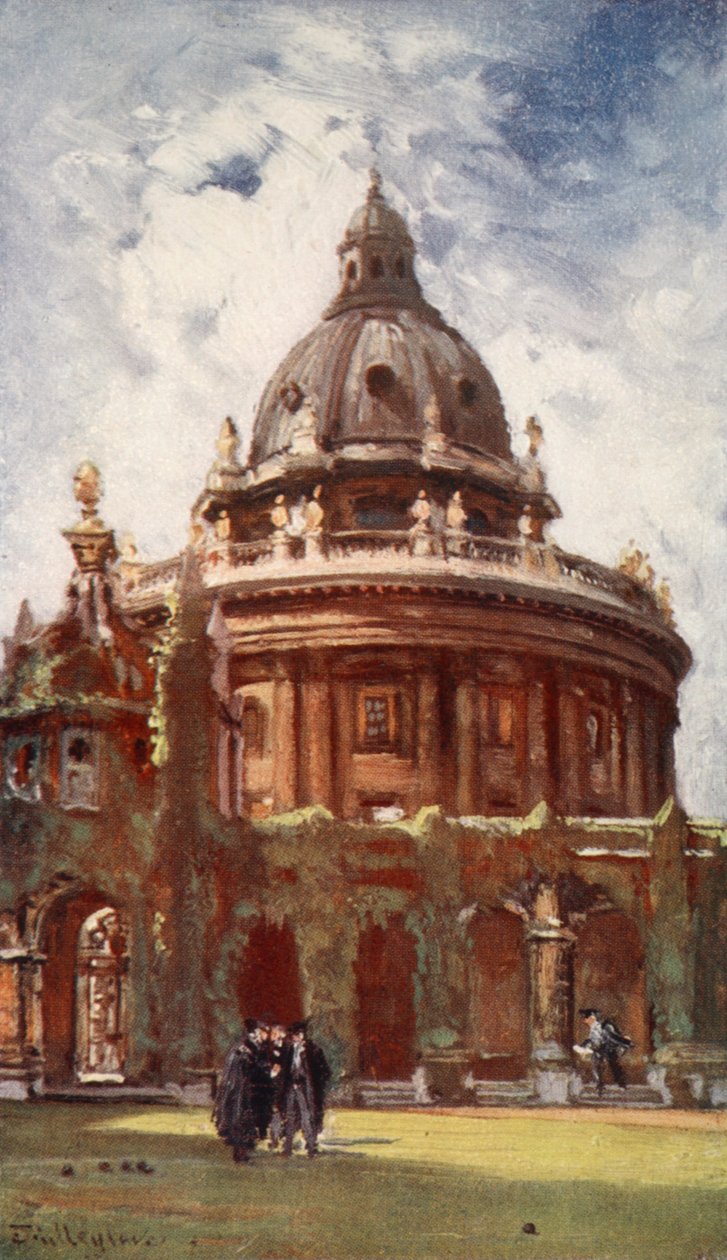 Radcliffe Library, eller Camera Bodleian, fra All Souls College, 1903 av John Fulleylove