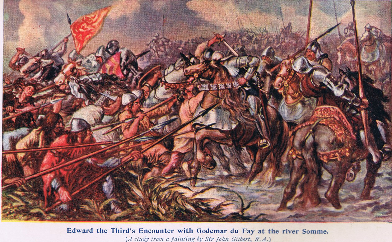 Edward 111s møte med Godemur de Fay av John Gilbert