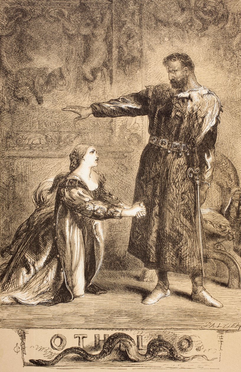 Othello, 1890 av John Gilbert