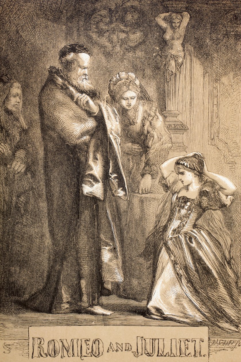 Romeo og Julie, 1890 av John Gilbert