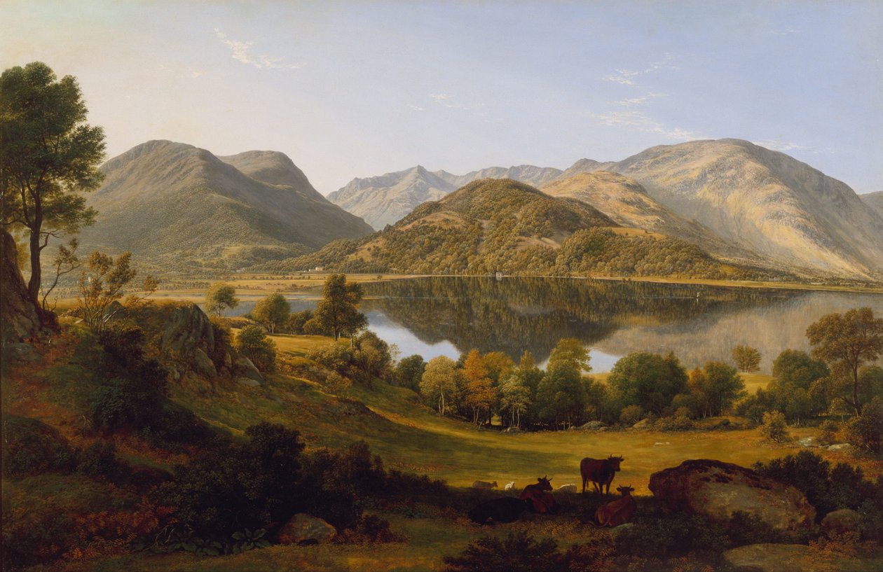 Ullswater, tidlig morgen av John Glover