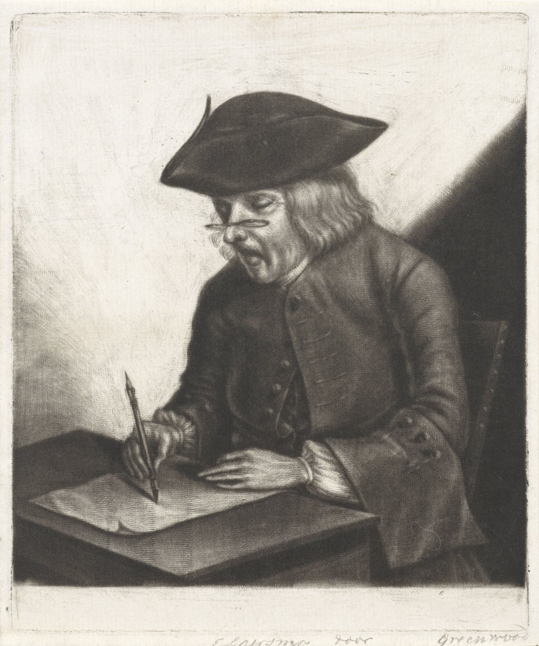 Portrett av maleren Tako Jajo Jelgersma av John Greenwood