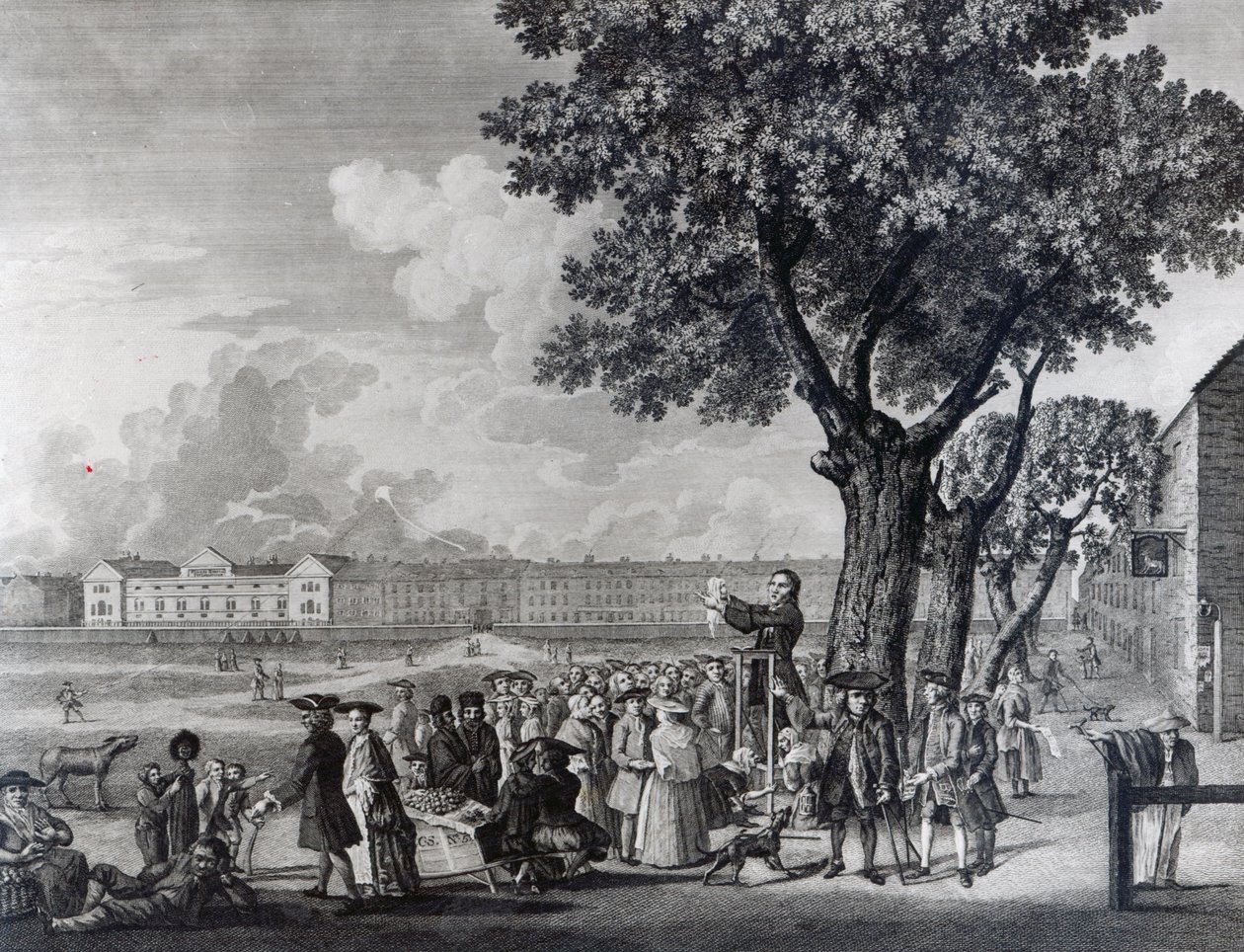 Entusiasme vist, gravert av Robert Pranker, 1765 av John Griffiths