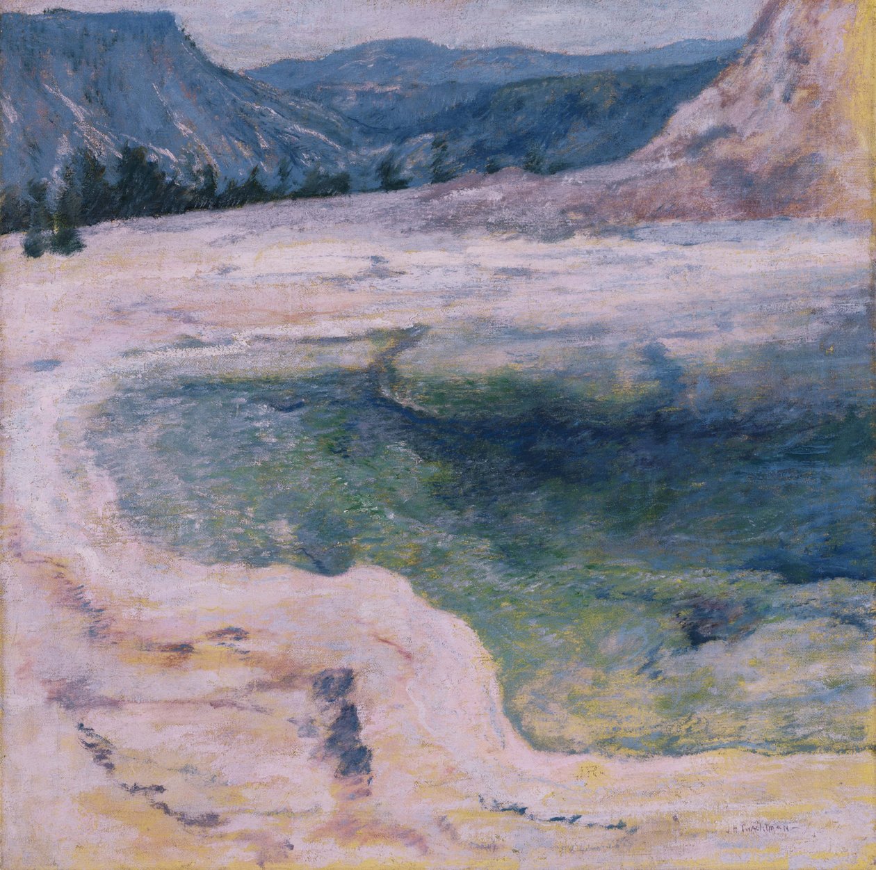 Smaragdbassenget av John Henry Twachtman