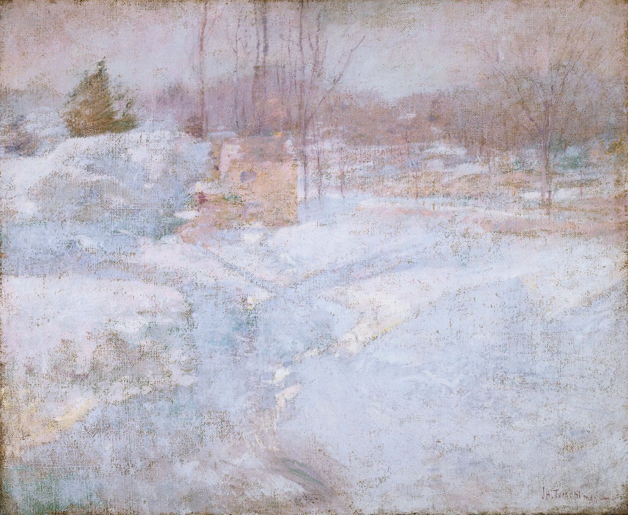 Vinter av John Henry Twachtman