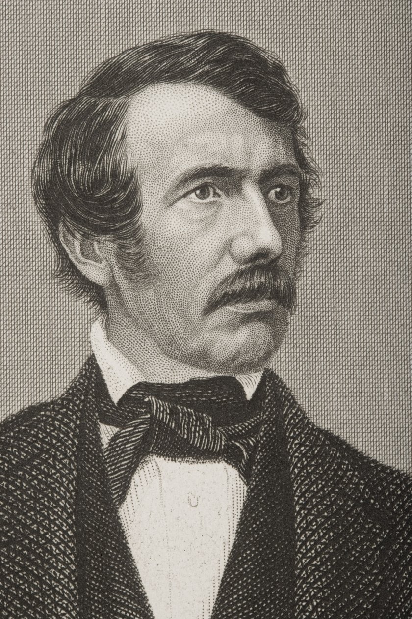 David Livingstone (1813-73) gravert av D.J. Pund fra et fotografi, fra 
