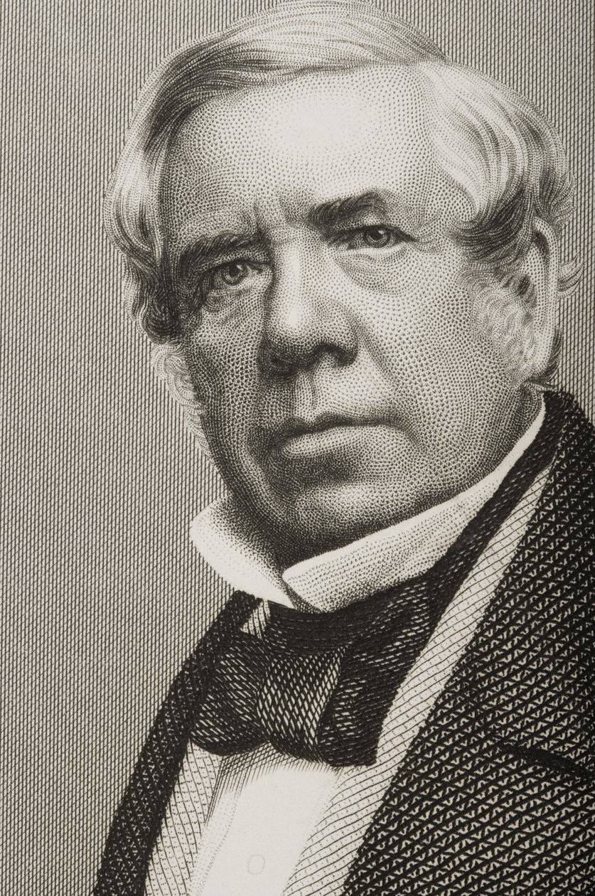 David Roberts (1796-1864) gravert av D.J. Pund fra et fotografi, fra 